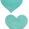 GE Apparel Light Blue Heart Nipple Pasties