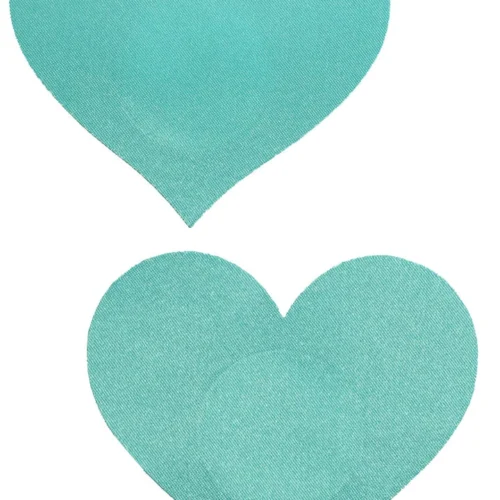 GE Apparel Light Blue Heart Nipple Pasties