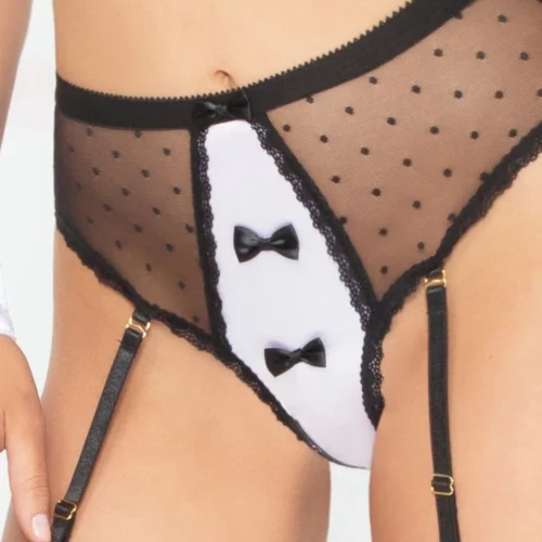 Seven Til Midnight Tuxedo Costume Lingerie Set