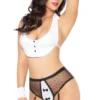 Seven Til Midnight Tuxedo Costume Lingerie Set
