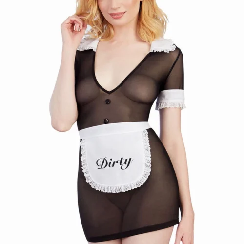 Dreamgirl Lingerie Maid Me Dirty Sexy Maid Costume