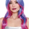 Dreamgirl Wigs Pink And Blue Ombre Long Layered Wig