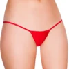 Roma Costume Red 'Y' Back Micro Thong Bikini Bottom Panties