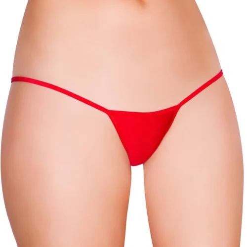 Roma Costume Red 'Y' Back Micro Thong Bikini Bottom Panties