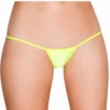 Roma Panties Yellow 'Y' Back Micro Thong Bikini Bottom