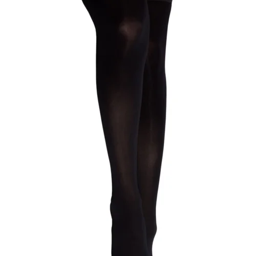 Kixies Hosiery Opaque Black Luxury Stockings