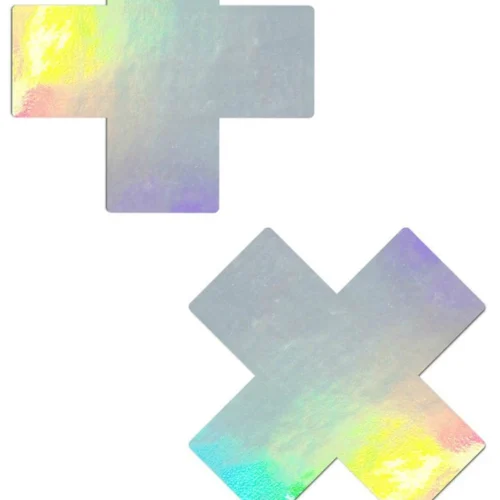 GE Apparel Holographic Double X Pasties 5 GE Apparel Holographic Double X Pasties