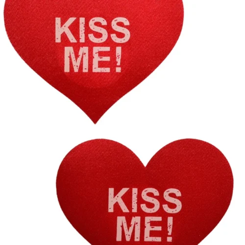 GE Apparel Red Heart Kiss Me Pasties