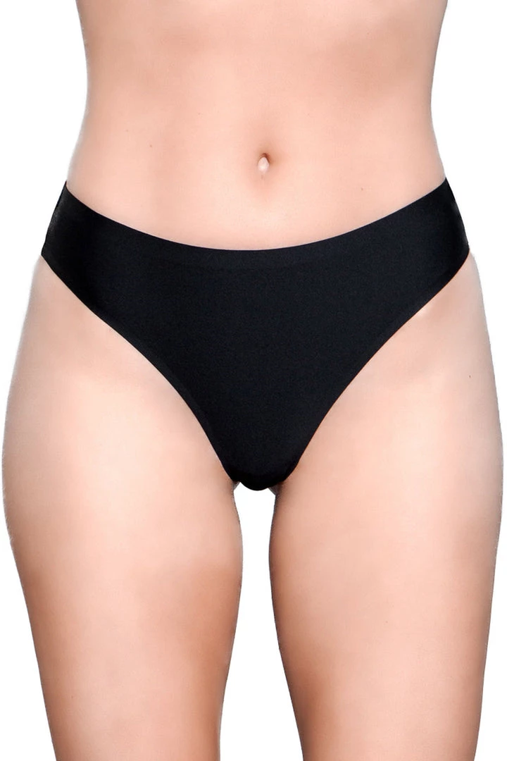Be Wicked Black Microfiber Thong Panty 3 Be Wicked Black Microfiber Thong Panty