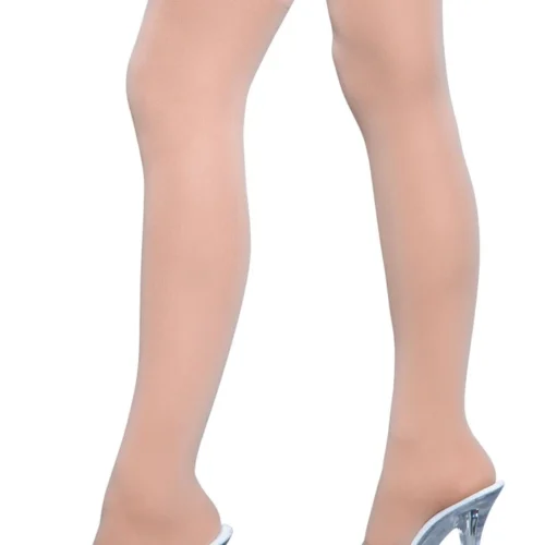 Be Wicked Hosiery Light Beige Opaque Thigh Highs