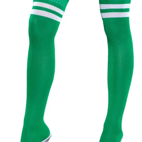 Be Wicked Going Pro Green Thigh Highs