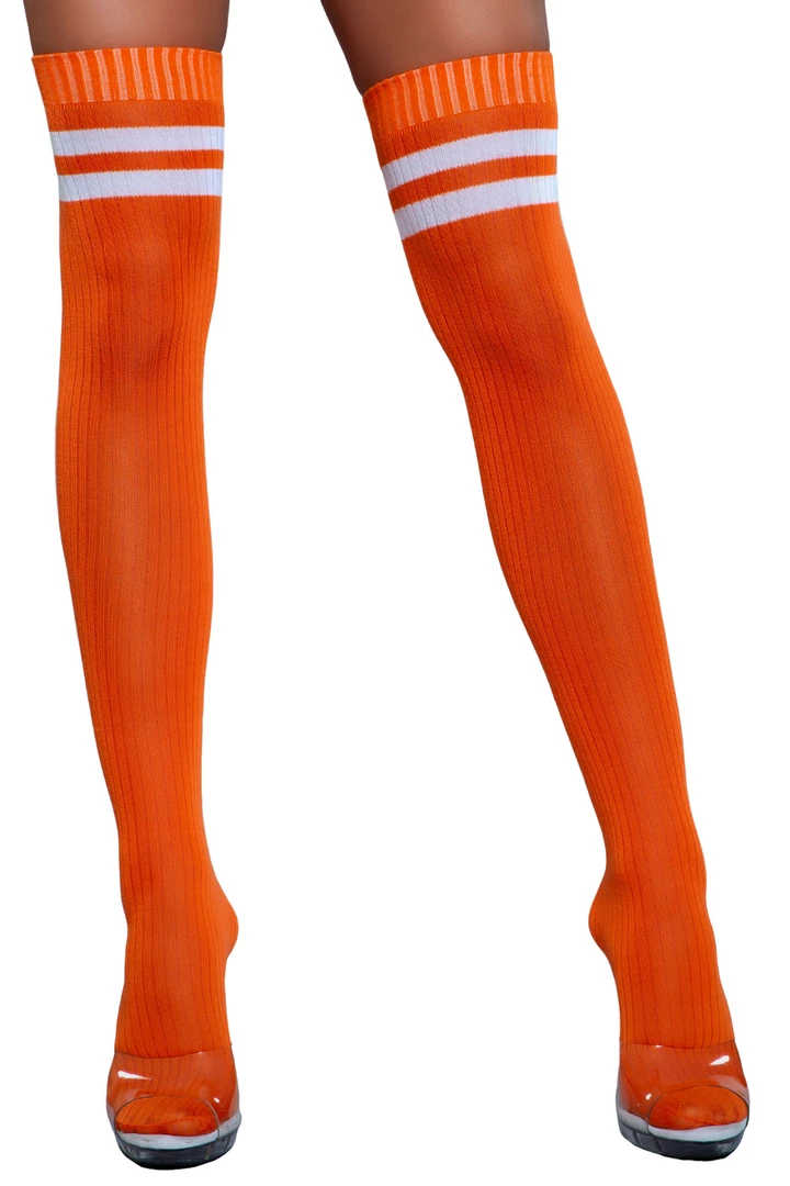Be Wicked Going Pro Orange Thigh Highs 1 Be Wicked Going Pro Orange Thigh Highs