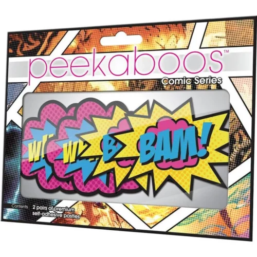 XGEN WHAM-BAM Superhero Nipple Pasties Lingerie