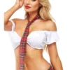 XGEN Red Schoolgirl Tie Lingerie