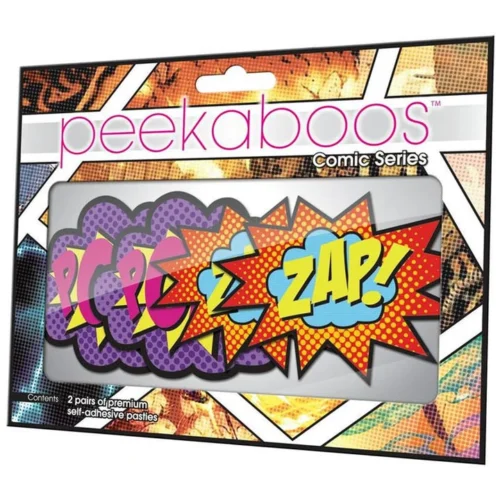 XGEN POW-ZAP Superhero Nipple Pasties Lingerie