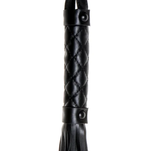 Allure Quilted Leather Whip Prop