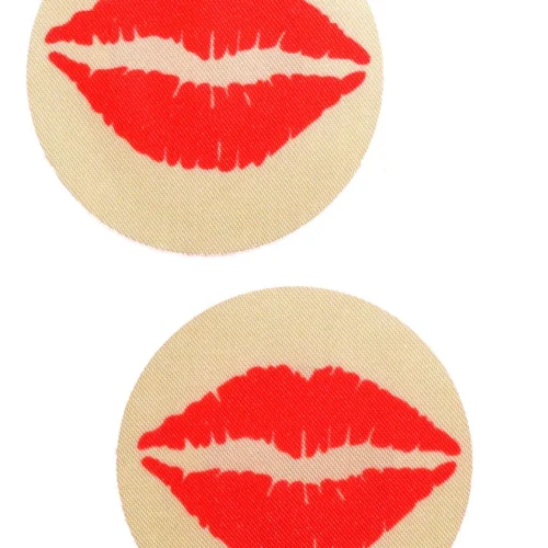 GE Apparel Red Lips Dot Nipple Pasties