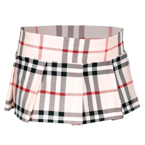 Music Legs Brown Plaid Schoolgirl Skirt Bottoms