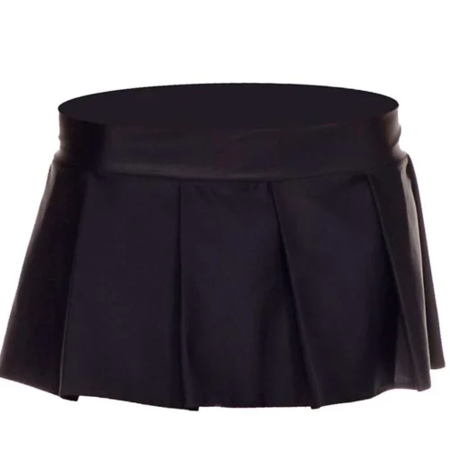 Music Legs Black Pleated Skirt 5 Music Legs Black Pleated Skirt