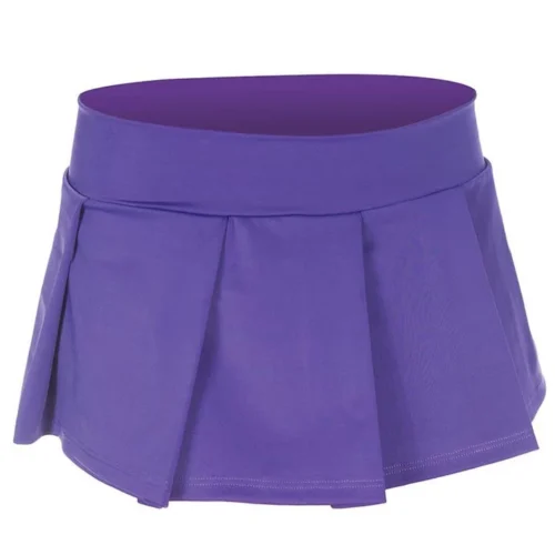Music Legs Bottoms Purple Pleated Skirt