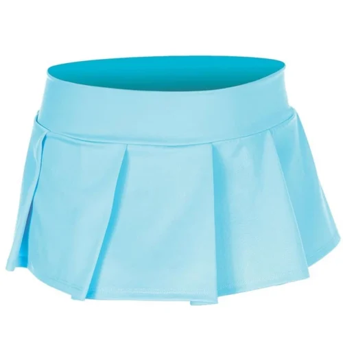 Music Legs Turquoise Pleated Skirt