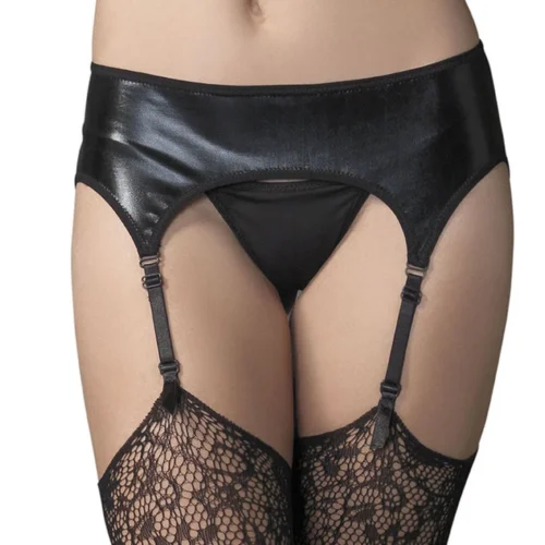Leg Avenue Lingerie Wet Look Garter Belt