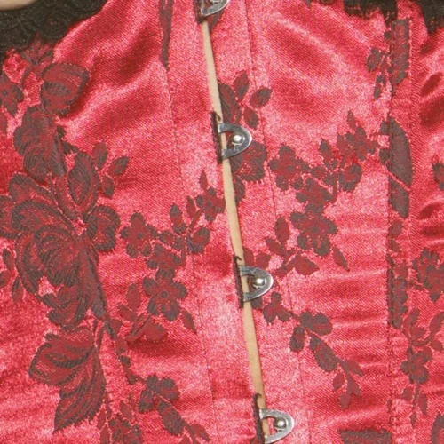 Shirley Of Hollywood Burlesque Tapestry Waist Cincher & Nipple Pasties Set