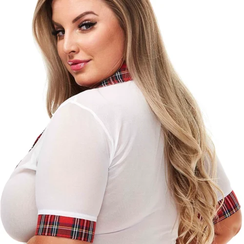 XGEN Red Teacher Pet Schoolgirl Top Lingerie