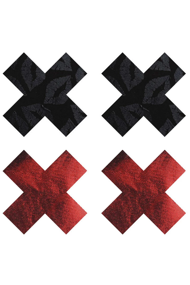 XGEN Lingerie Stolen Kisses X Nipple Pasties 2 XGEN Lingerie Stolen Kisses X Nipple Pasties