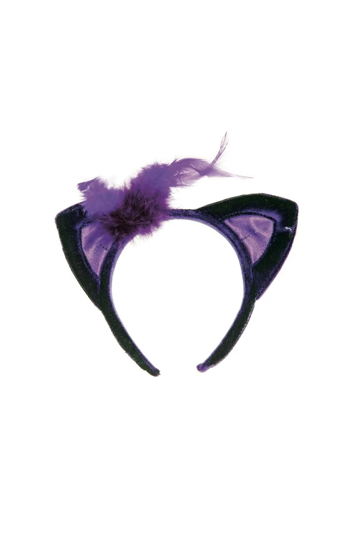 Rubie's Accessories Purple Velvet Cat Ears Accessory 1 Rubie's Accessories Purple Velvet Cat Ears Accessory