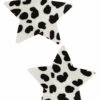 GE Apparel Cow Print Star Nipple Pasties
