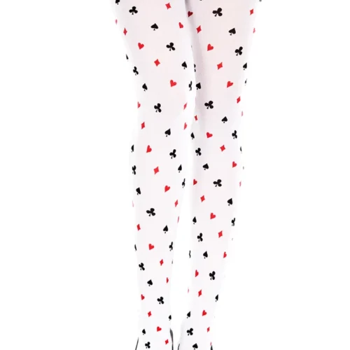 Music Legs The 4 Suits Design Pantyhose