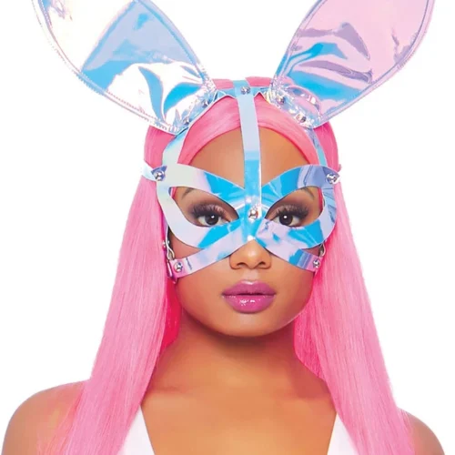 Leg Avenue Accessories Holographic Bunny Eye Mask