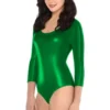 AMSCAN Green Metallic Shimmer Bodysuit DIY Costumes