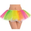 AMSCAN Neon Rainbow Tulle Tutu