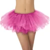 AMSCAN Petticoats Pink Tulle Mini Tutu
