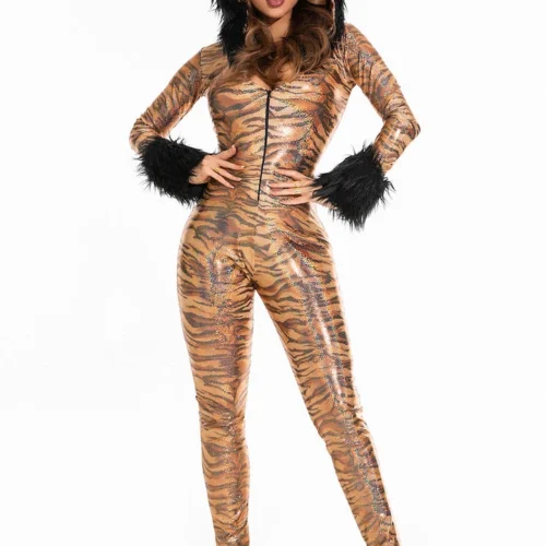3WISHES Metallic Hooded Tiger Costume