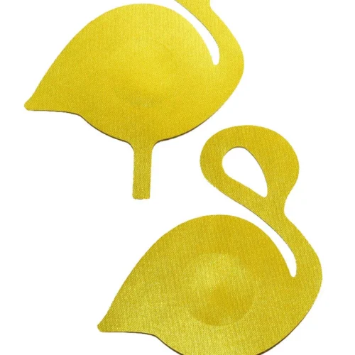 GE Apparel Yellow Flamingo Nipple Pasties