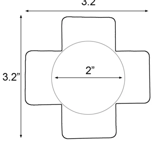 GE Apparel Black X Pasties