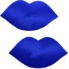 GE Apparel Blue Lips Nipple Pasties