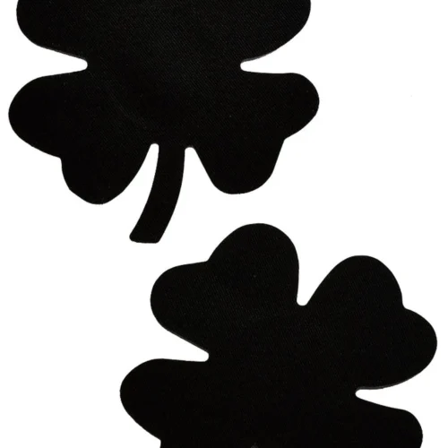 GE Apparel Black Mini Shamrock Nipple Pasties