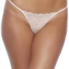 Popsi Pink Embroidered G String Thong Panty