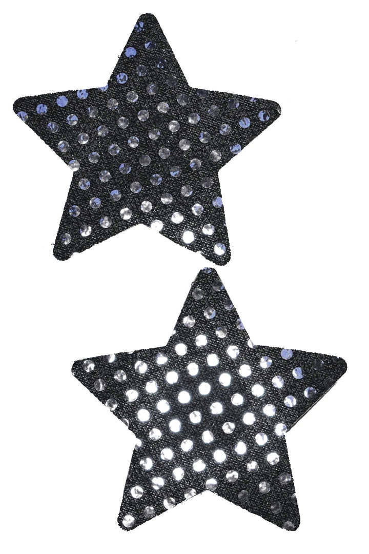 GE Apparel Black Star Sequin Pasties 1 GE Apparel Black Star Sequin Pasties