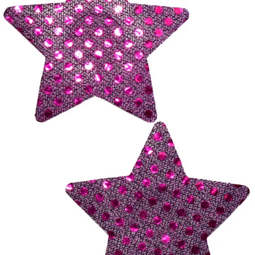 GE Apparel Purple Star Sequin Nipple Pasties