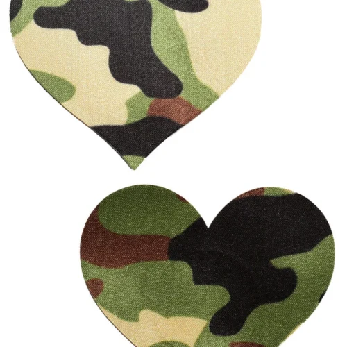 GE Apparel Camouflage Heart Pasties