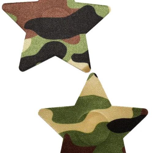 GE Apparel Camouflage Star Pasties