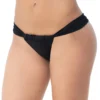 Mapalé Black Sunny Days Thong Bikini Bottom Sexy Swimwear