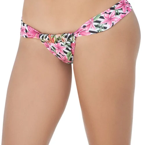 Mapalé Geo Blossom Sunny Days Thong Bikini Bottom Sexy Swimwear