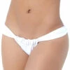 Mapale White Sunny Days Thong Bikini Bottom Sexy Swimwear