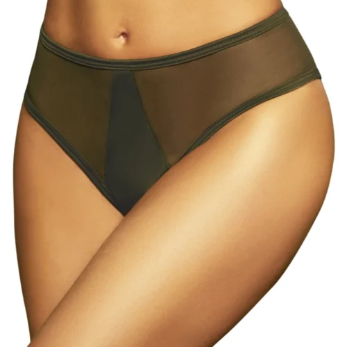 Seven Til Midnight Laura Olive High Waist Bikini Bottoms